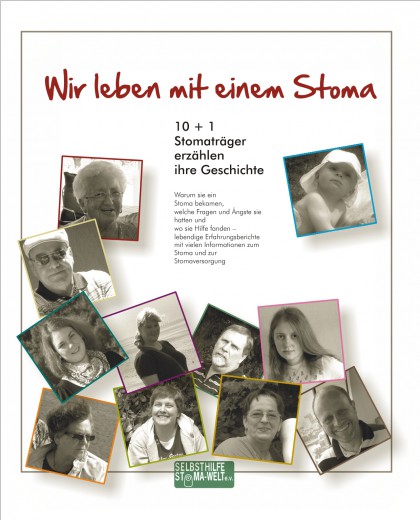 Cover der Broschüre "Wir leben mit einem Stoma"